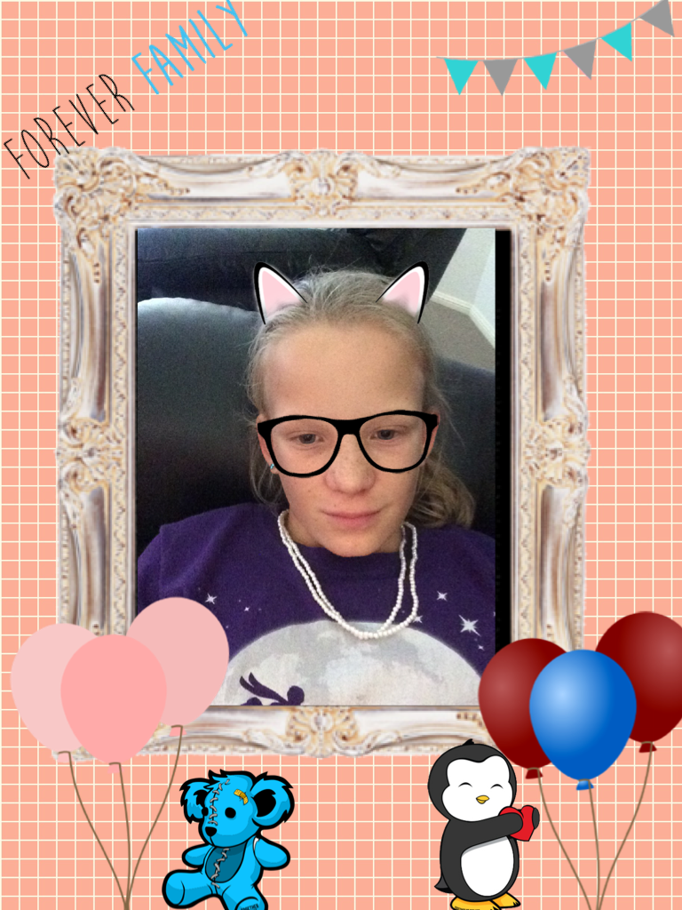 Me with glasses and cat ears