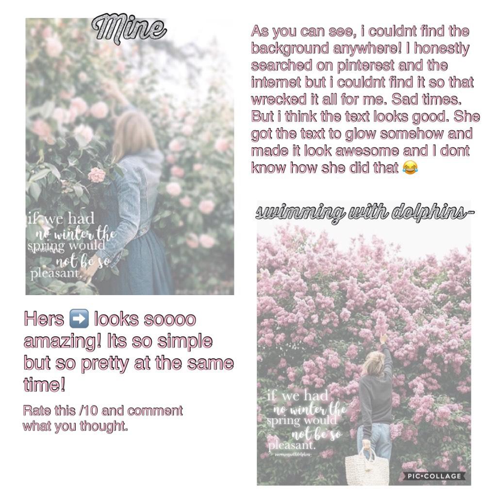 🌷The last copying post   tap me🌷
Hey little Aesthetics 💗
What do ya think? Rate /10!! 
New theme after this!! Guess what it is! 😝
