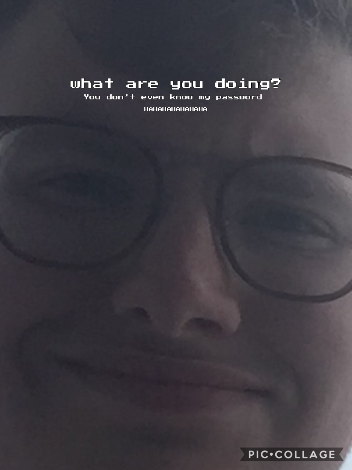 Here is a funny lock screen wallpaper for y’all! (It’s my brother)