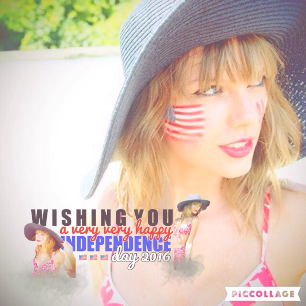 happy fourth of july everyone! 🇺🇸🇺🇸🇺🇸🇺🇸 hope you all are having fun even if you don't live in america ☺️💋💗 love you so much 💋👑💘