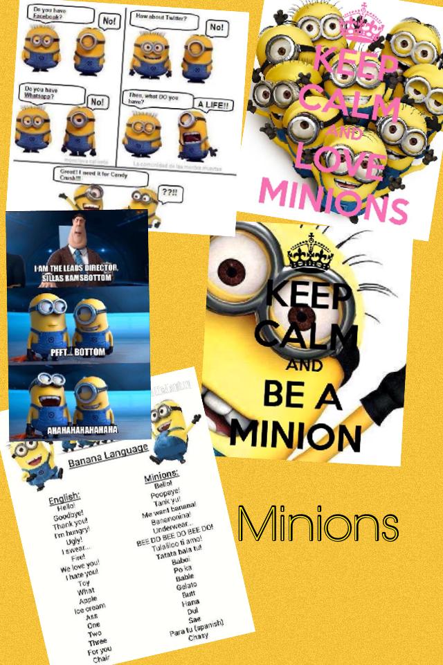 This I made a while ago but I still wanted to post aren't minions just so cute 😍