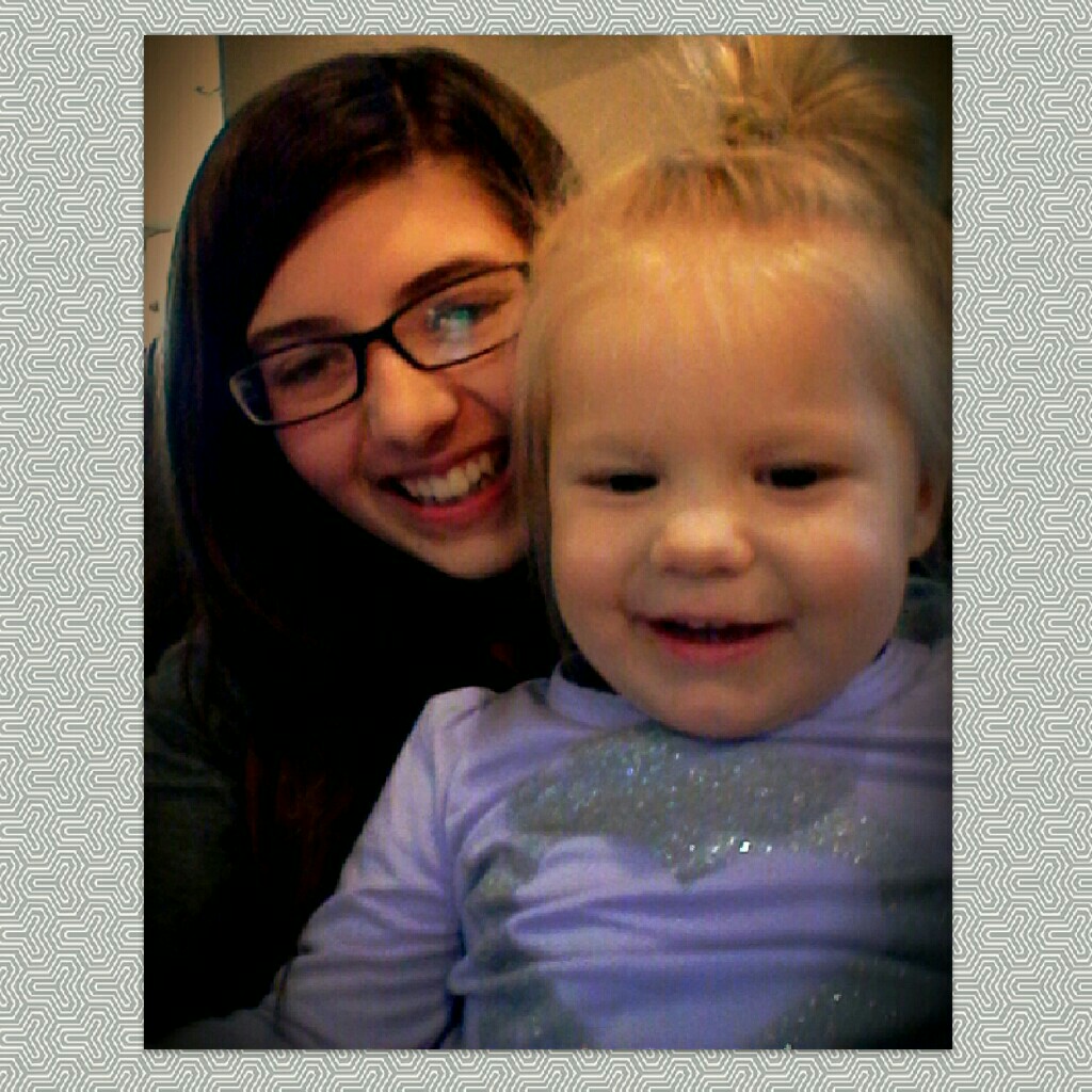 Me and my Favorite little cousin Abree, she is the joy to my world and she makes my day. I love my little joy!!