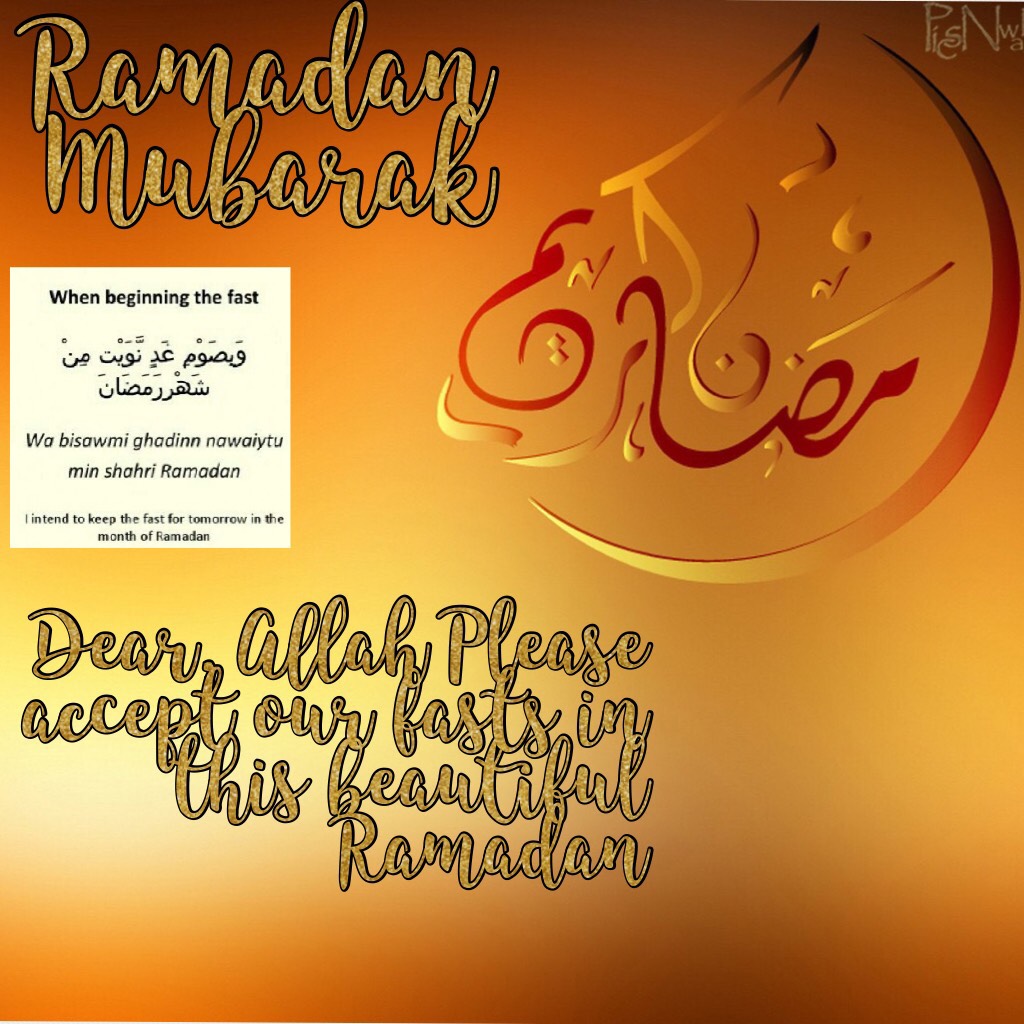 Ramadan Mubarak to everyone out there ❤️❤️❤️❤️❤️❤️