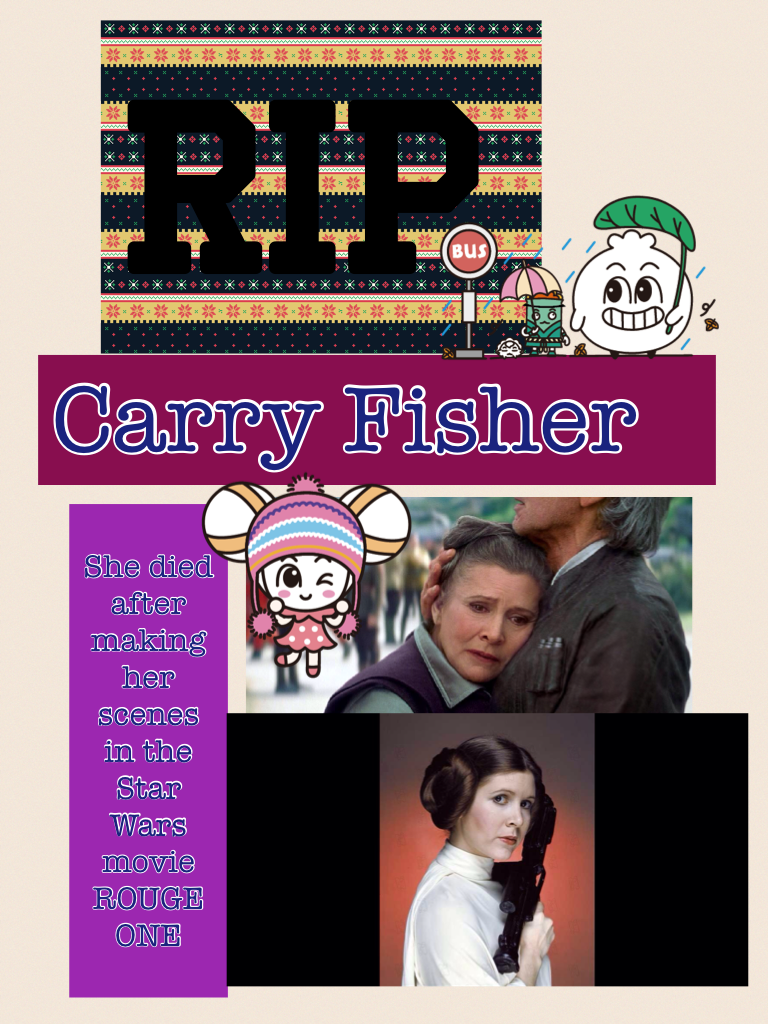 RIP carry fisher 