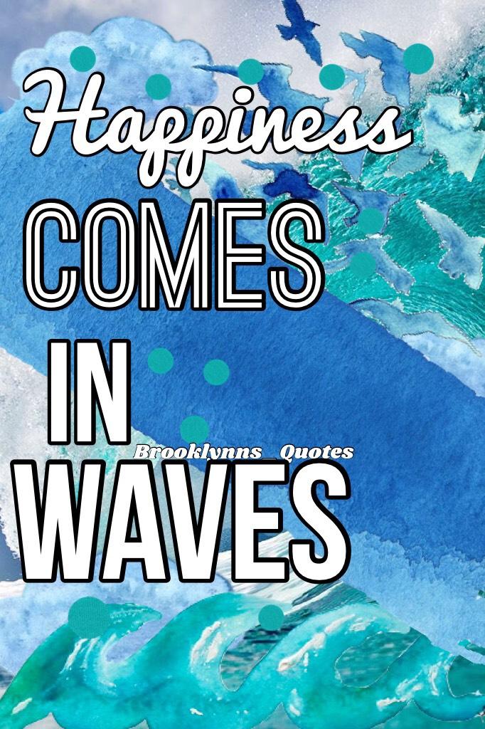 “Happiness comes in waves”🐬