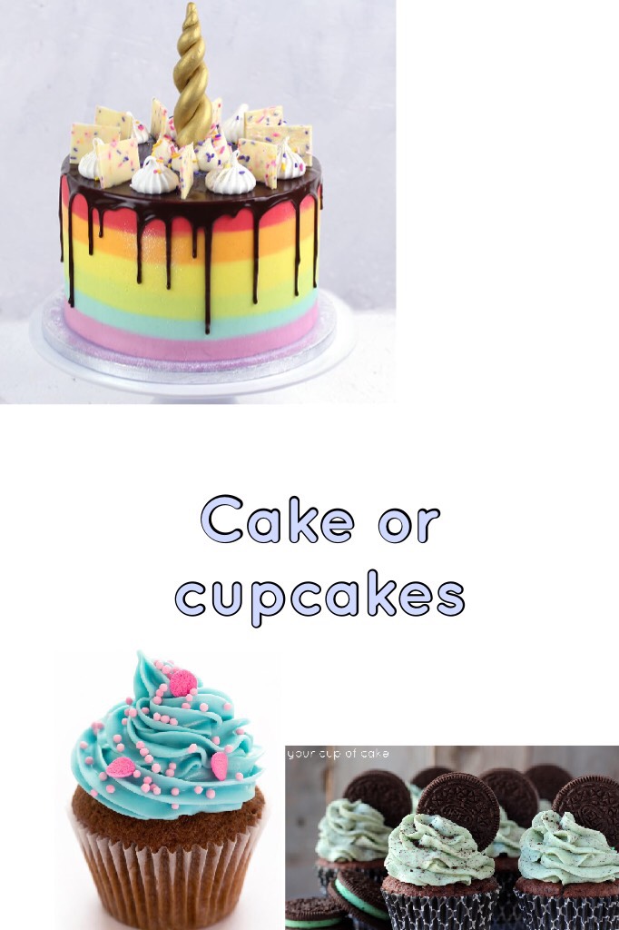Cake or cupcakes