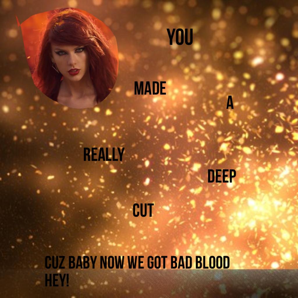 Bad blood Taylor swift