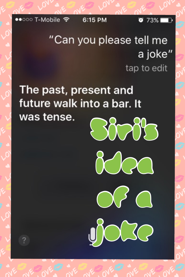 Siri's idea of a joke
