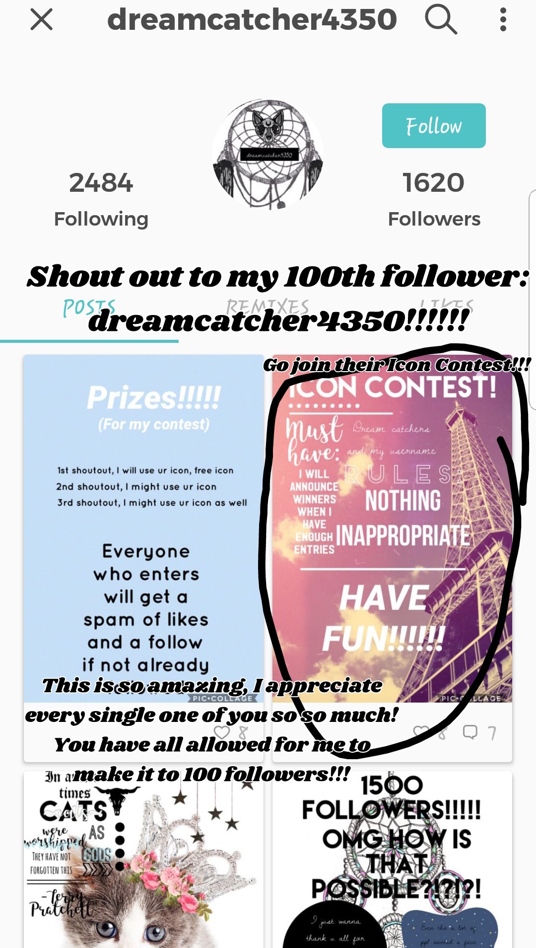 CHECK OUT DREAMCATCHER4350 AND JOIN THEIR ICOM CONTEST!!!!