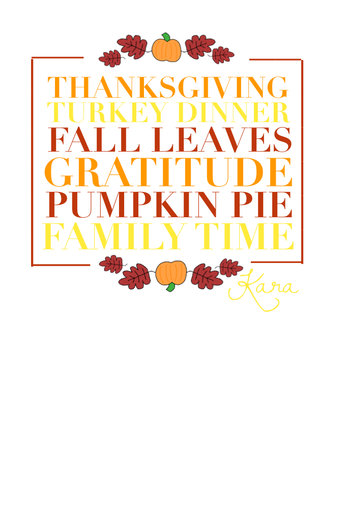 🌰click🌰

Happy Thanksgiving guys! I'm so thankful for all of my wonderful and talented followers! What are you thankful for? Tell me in the comments. ilyasm🌼💕