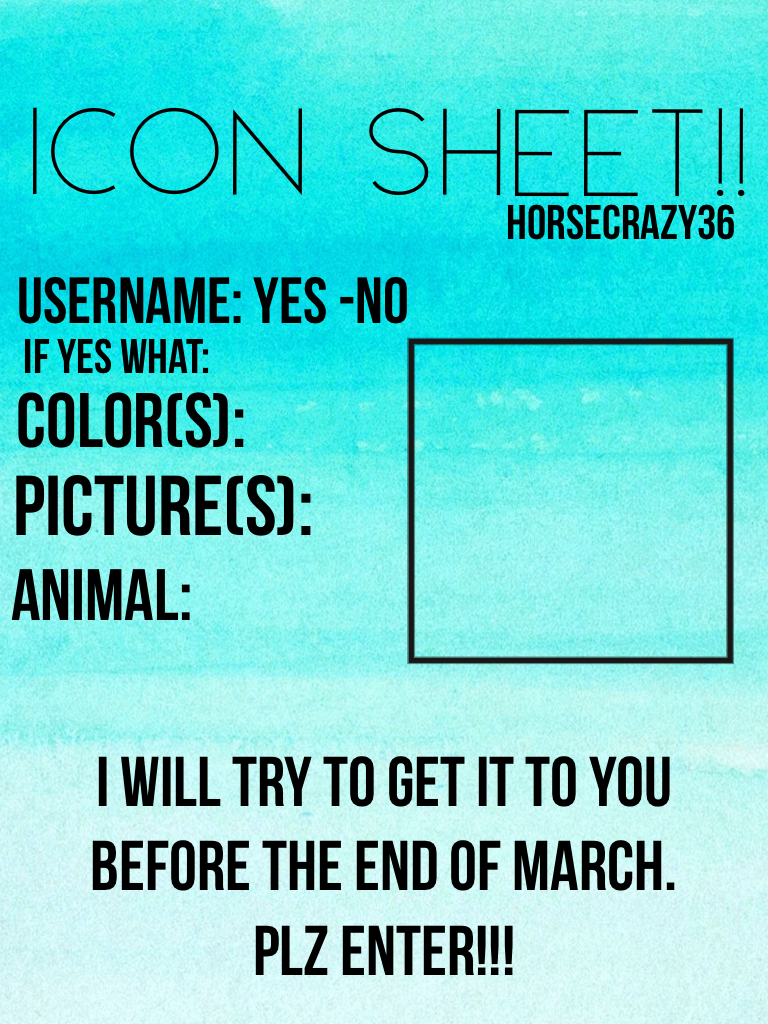 Icon sheet!!