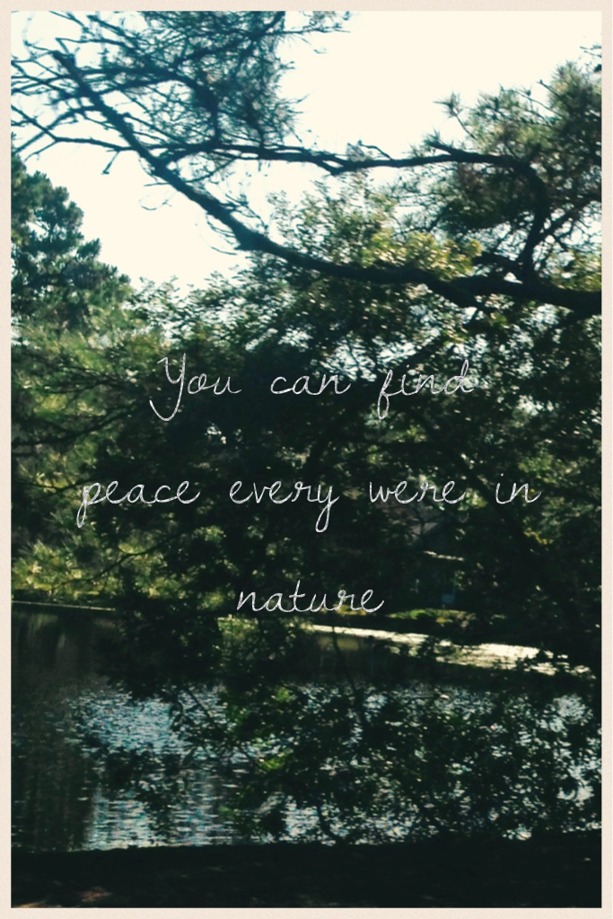 Be peaceful 