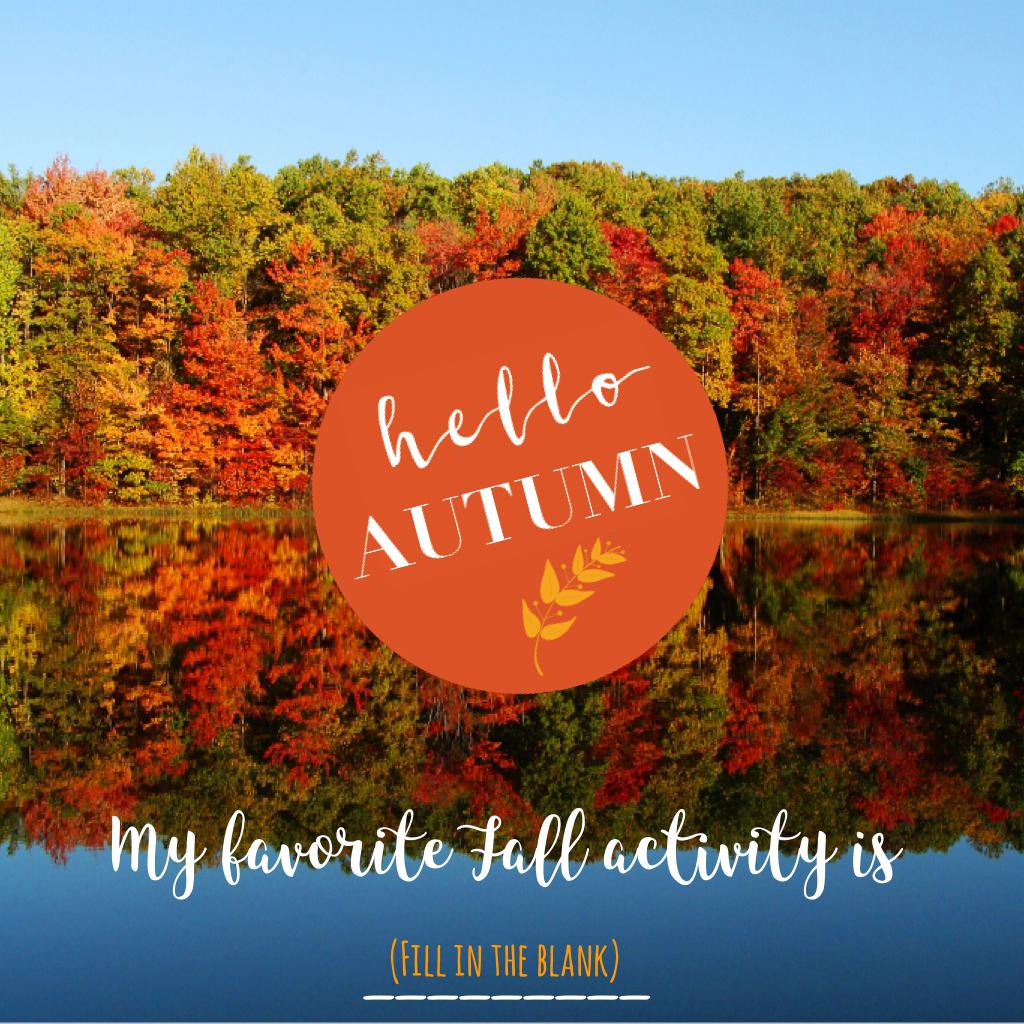 Tell us how you love to spend your fall! 🍂🍁