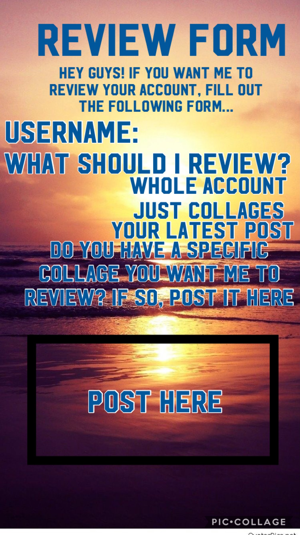 Want an account review?