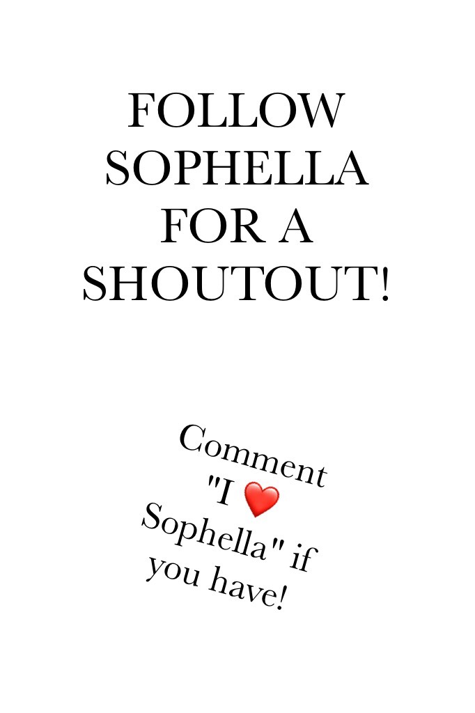 #Sophella