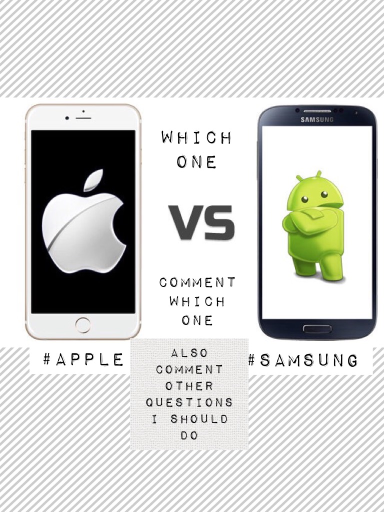 Which #Apple #Samsung