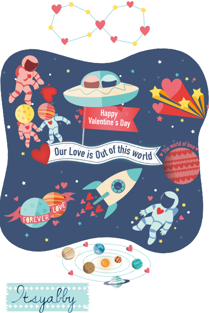 Space 🚀 Valentine's Day post

