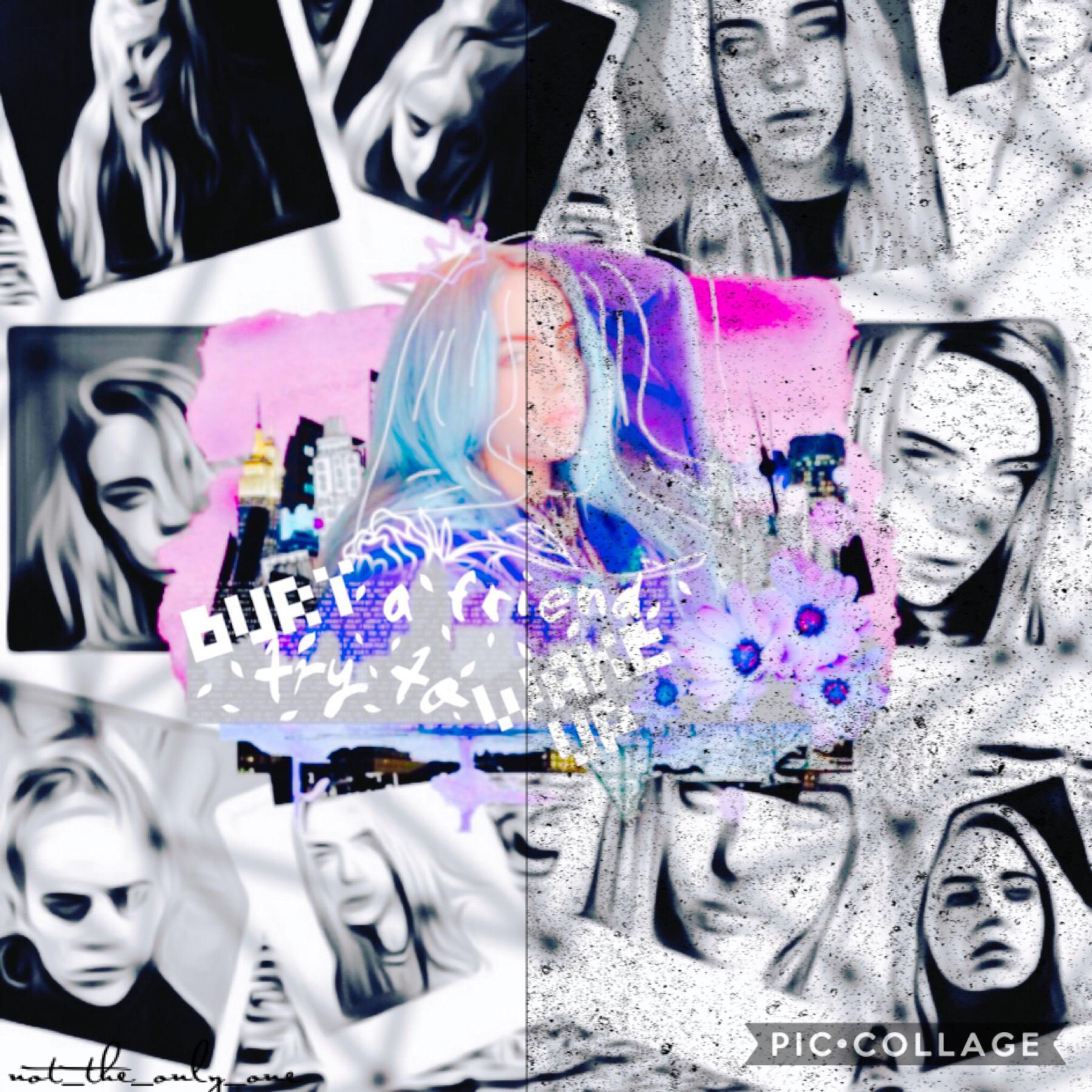 tap the 🐔
loooove billie's new song "bury a friend" comment below what u think of the song and this collage!!😏🌺🥰😜😍