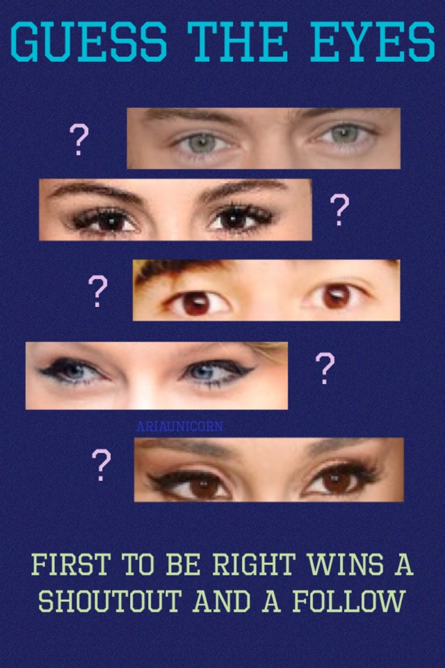 GUESS THE EYES