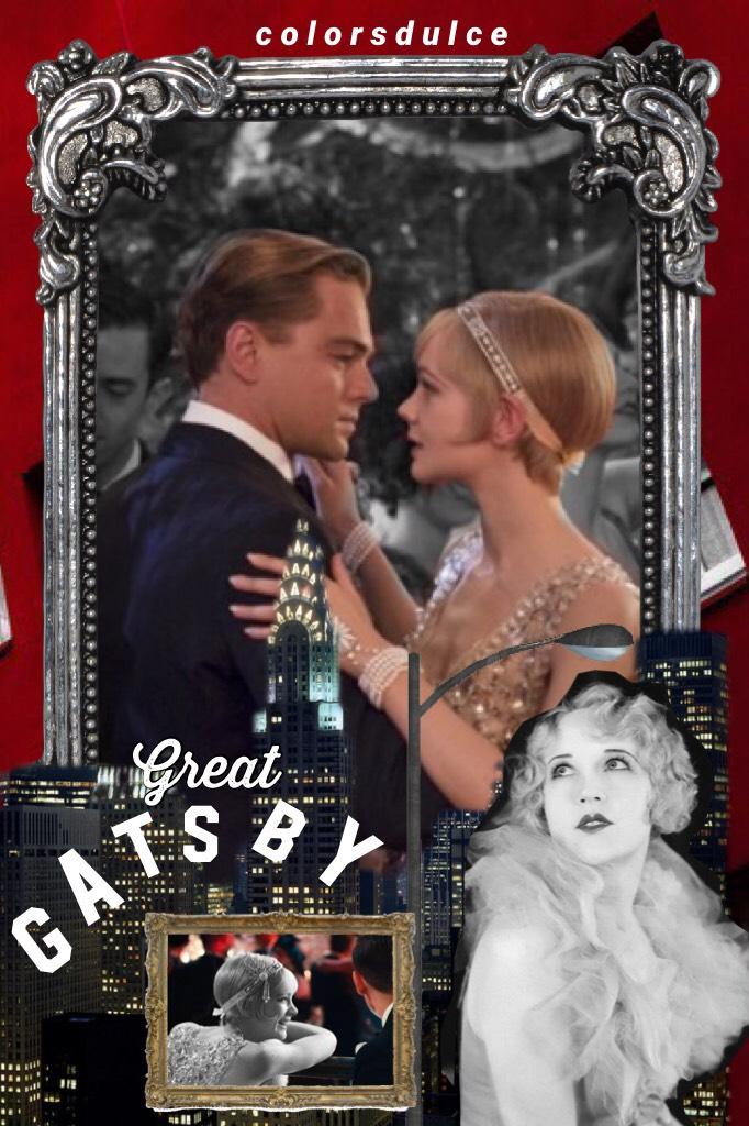 "great gatsby"
great book and amazing movie 📚 