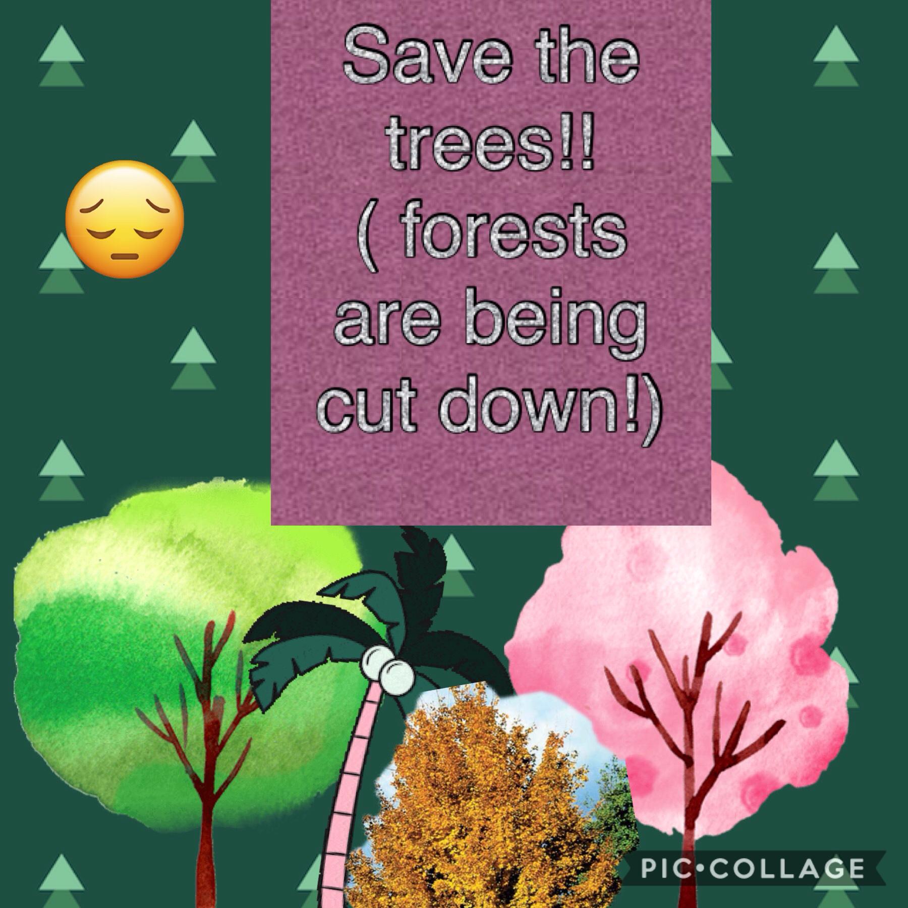 Please help the trees!!!! 😣