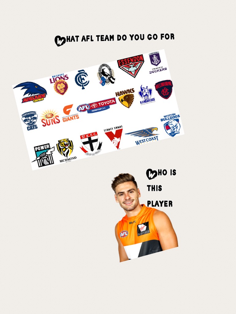 What is your favourite team 

Mine is GWS my cousin plays for them