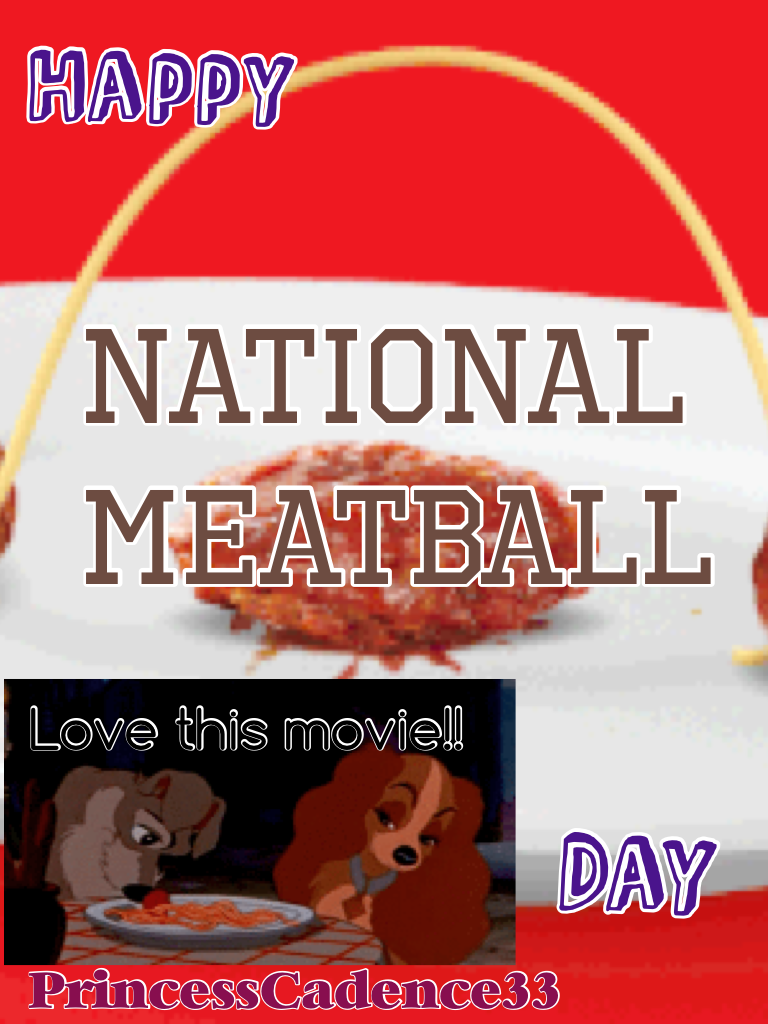 National
Meatball 
Day!!!🍝