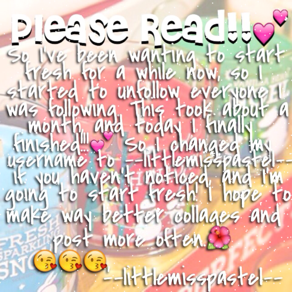 💕Click Here💦
I'm coming back FOR REAL this time!😂😂😂You guys don't realize how hard it is to unfollow over 10k people!😬 It took FOREVER!!!!!!😱😱😱 Anyways, I hope you will stay active on my account since I'm actually going to be better.💖