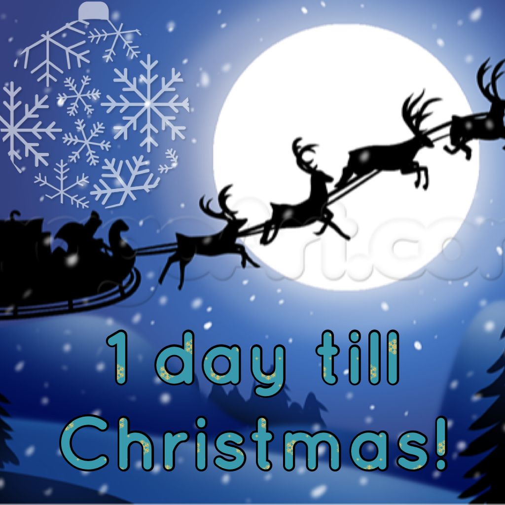 1 day till Christmas!