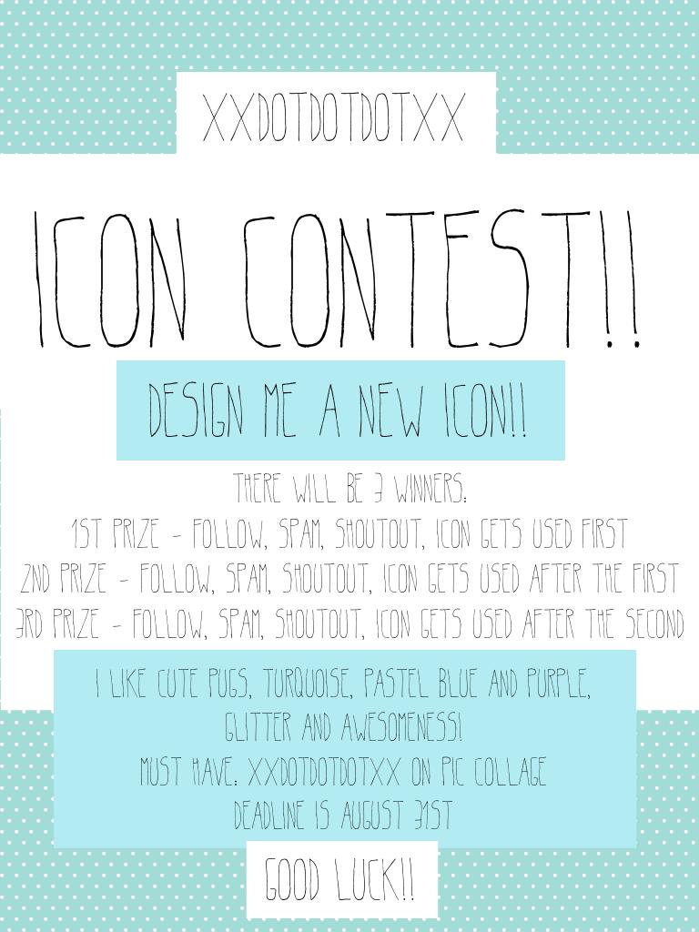 Icon Contest is here!! 🤗💕Get designing icons... x