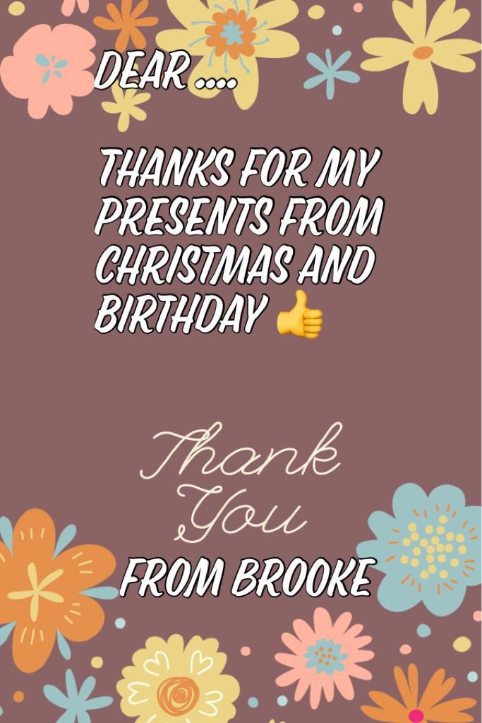 From Brooke 