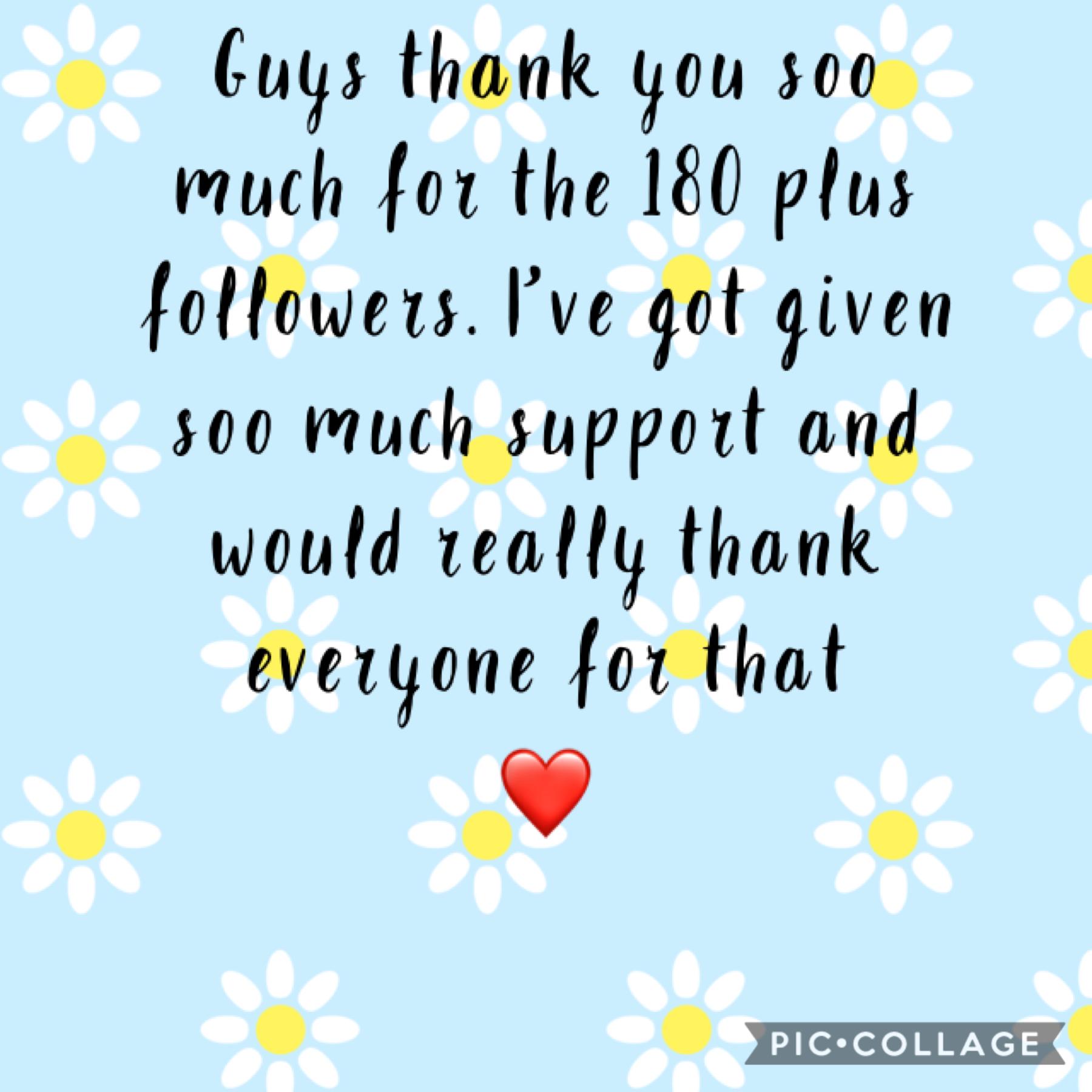Thank you guys ❤️