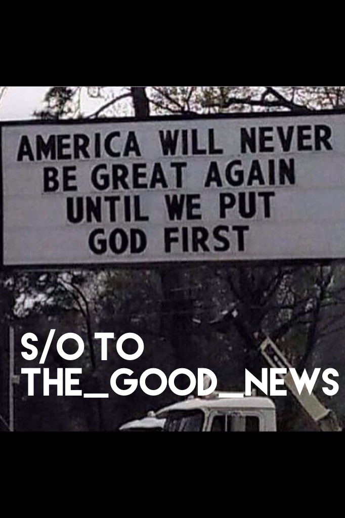 This is so true, we need God to take this country back into his hands 