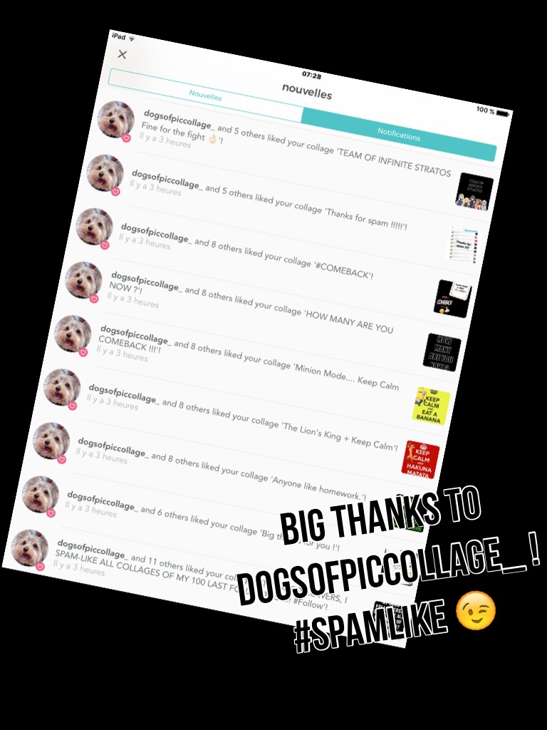 Big thanks to dogsofpiccollage_ !
#SpamLike 😉 