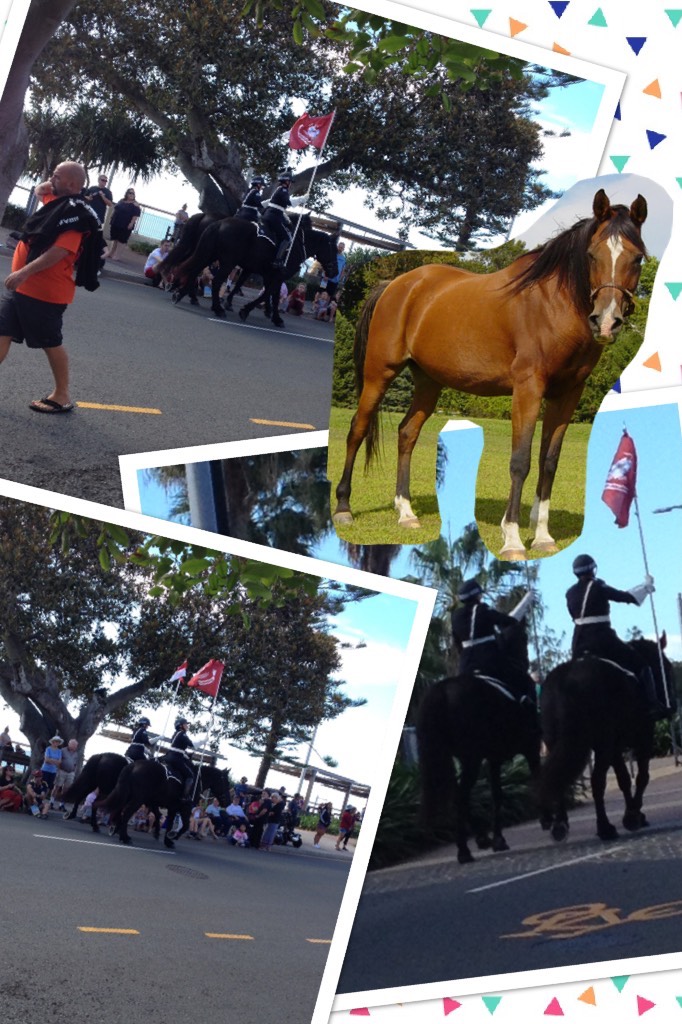A few pictures from the Anzac Day March at Redcliffe! We had heaps of fun watching!