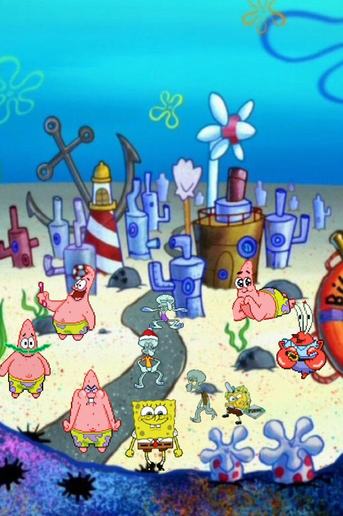 Spongebob's crazy world