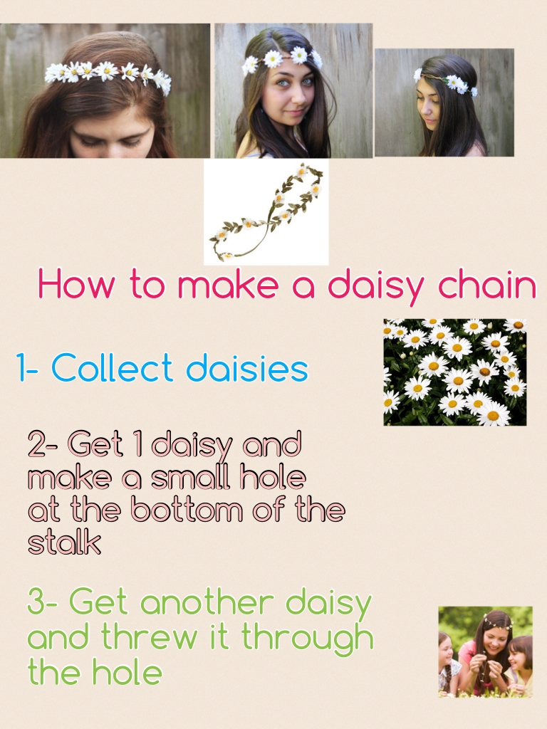 How to make a daisy chain