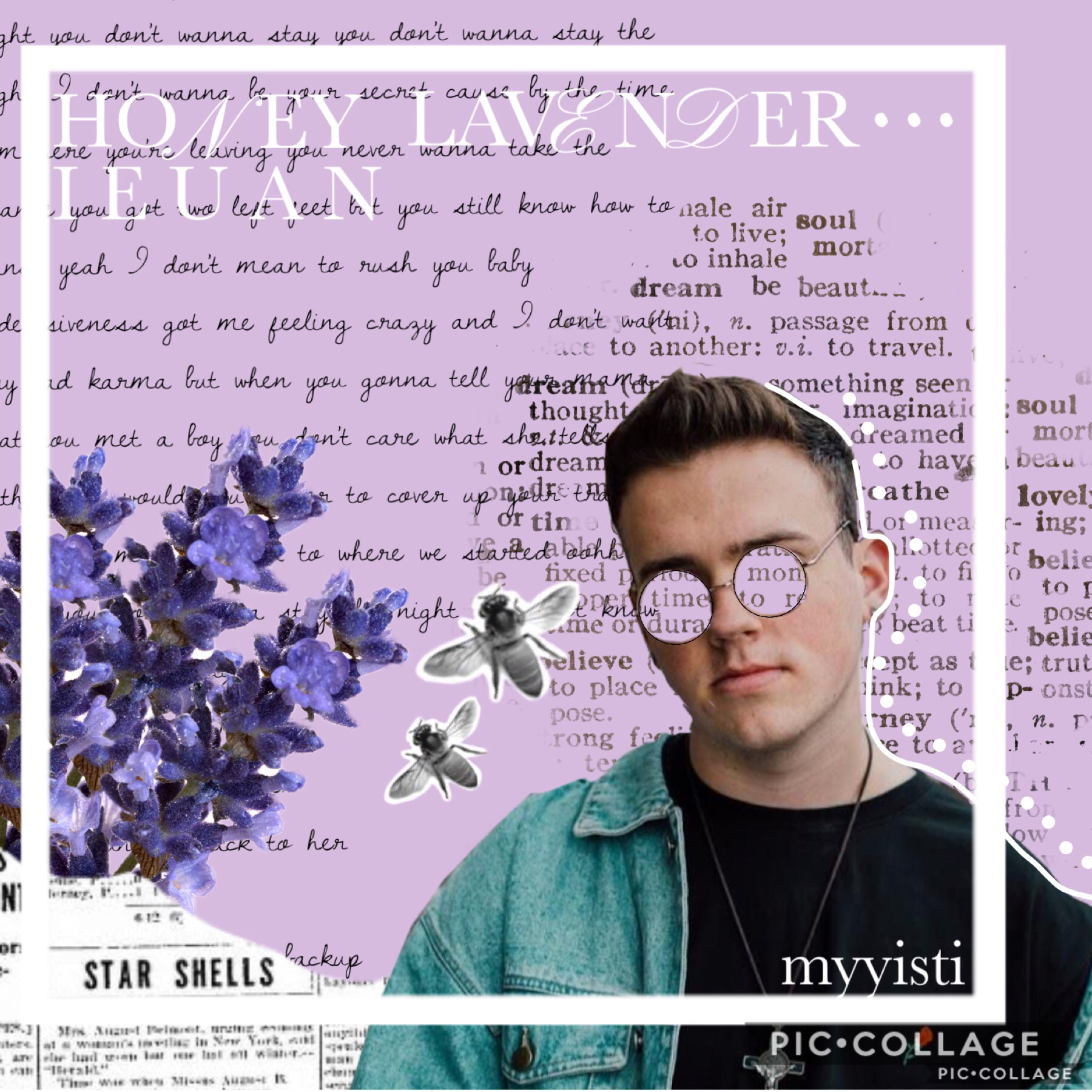 ieuan - honey lavender (tap here)
I just love dis song sooo mucchhhh! but I didn’t rlly try in dis collage :/