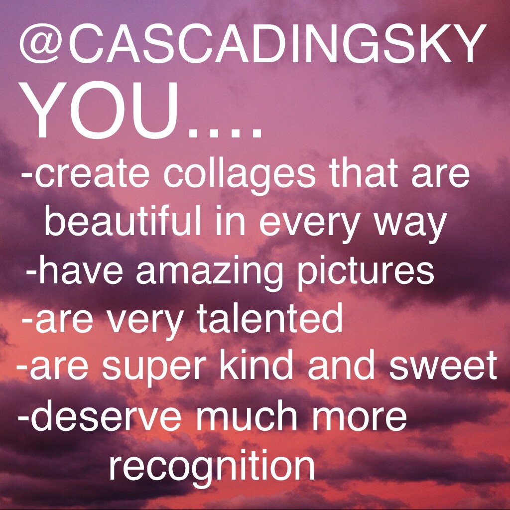 @CASCADINGSKY you have a stunning account and a fabulous personality!! Keep it up!!! You are simply my amazing!! A gigantic 😂thanks to @painting_stars and @forest_sky for helping create this collage!💕 