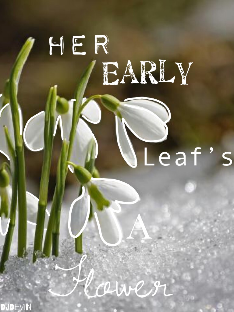Her Early Leaf’s A Flower 🌸 <- Click the flower

This is a piece from a poem by Robert Frost. 
If you read the book The Outsiders, you might have heard this wonderful piece of the poem in the book. 