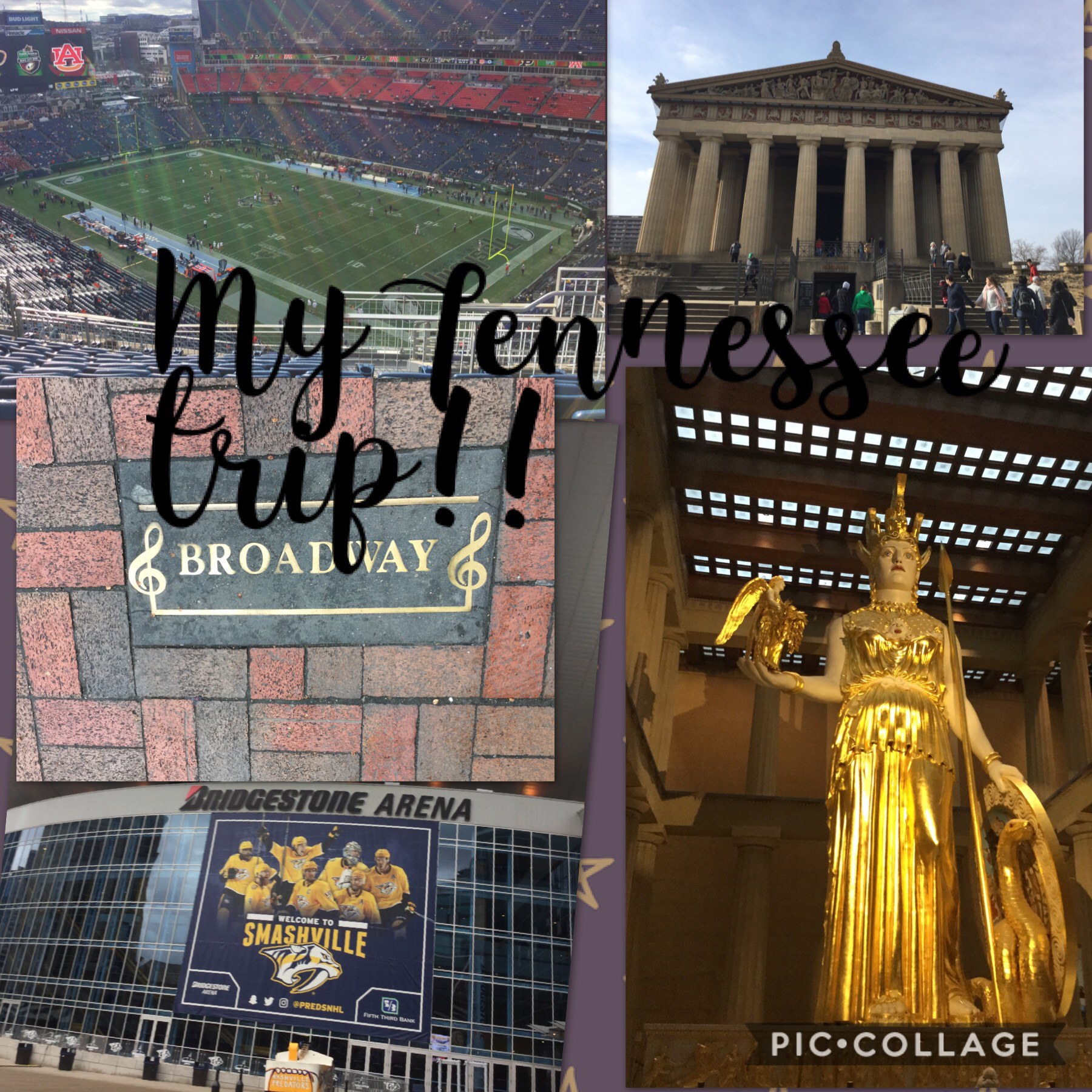 This is a collage of my Tennessee trip! I hope you like it! This was the reason that I wasn’t posting! The WiFi was really bad so I could never post,
