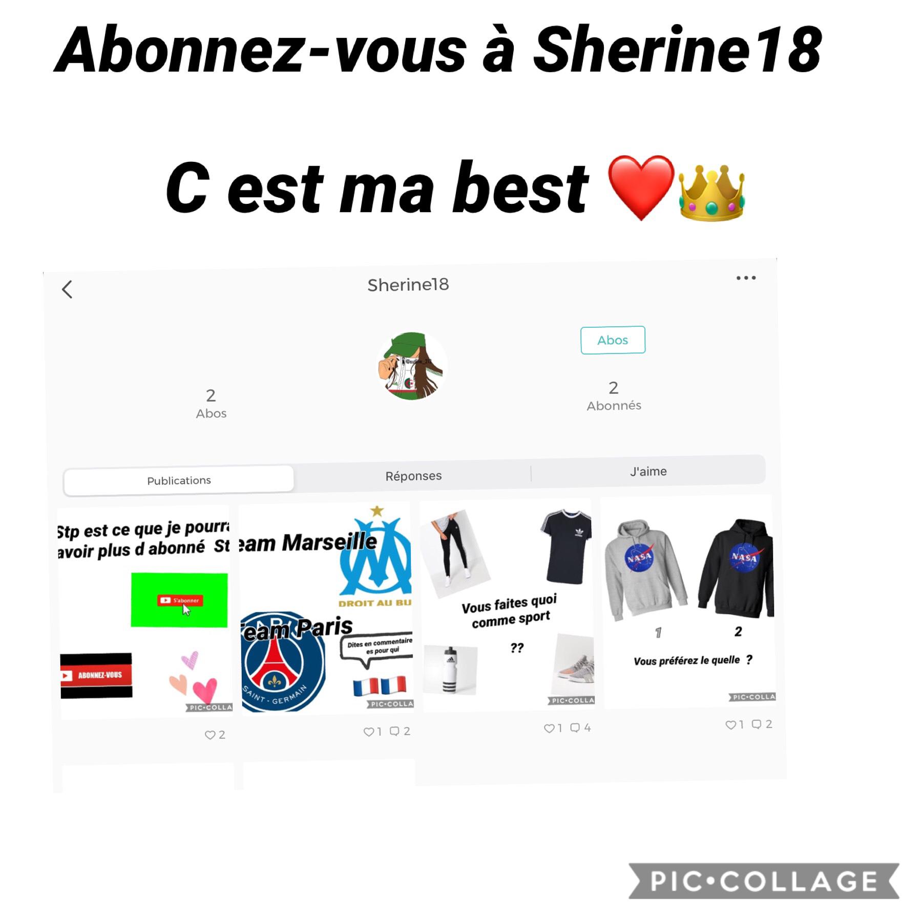 Aller vous abonnés à Sherine18