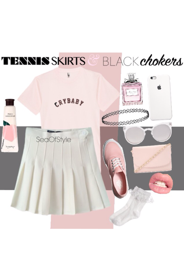 👅Melanie Martinez👅 tennis skirts and chokers are pretty too ✨ #7