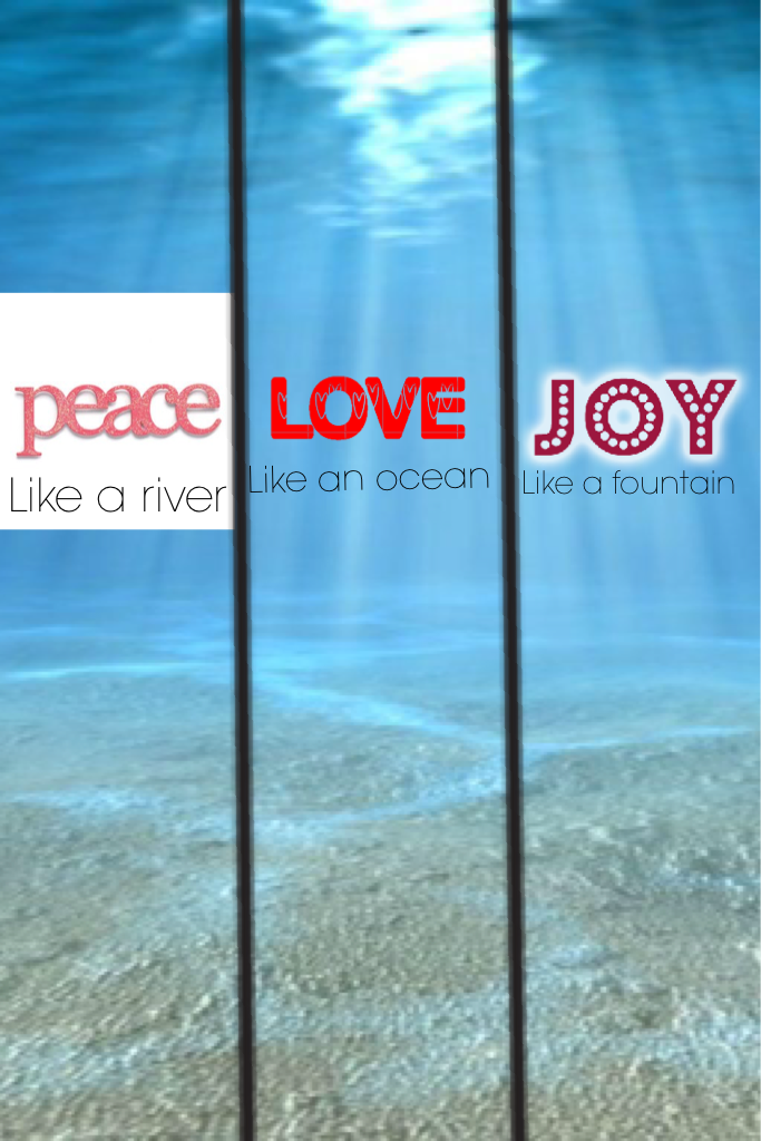 Peace love joy 