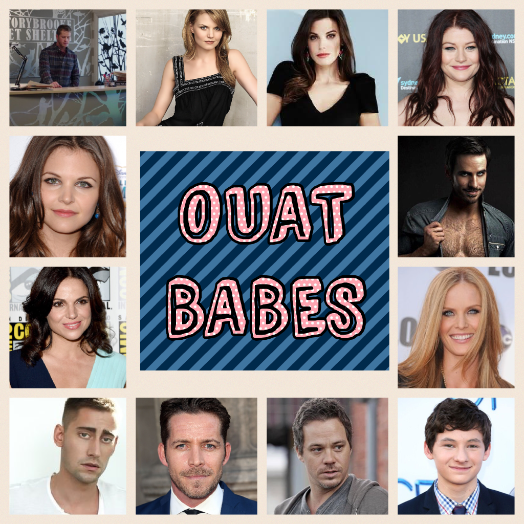 OUAT BABES!! These are my babes of my all time favorite ABC produced show that is called once upon a time give this a like and comment who is your favorite character is 