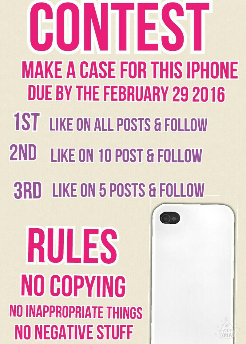 Contest make a iPhone case!!!