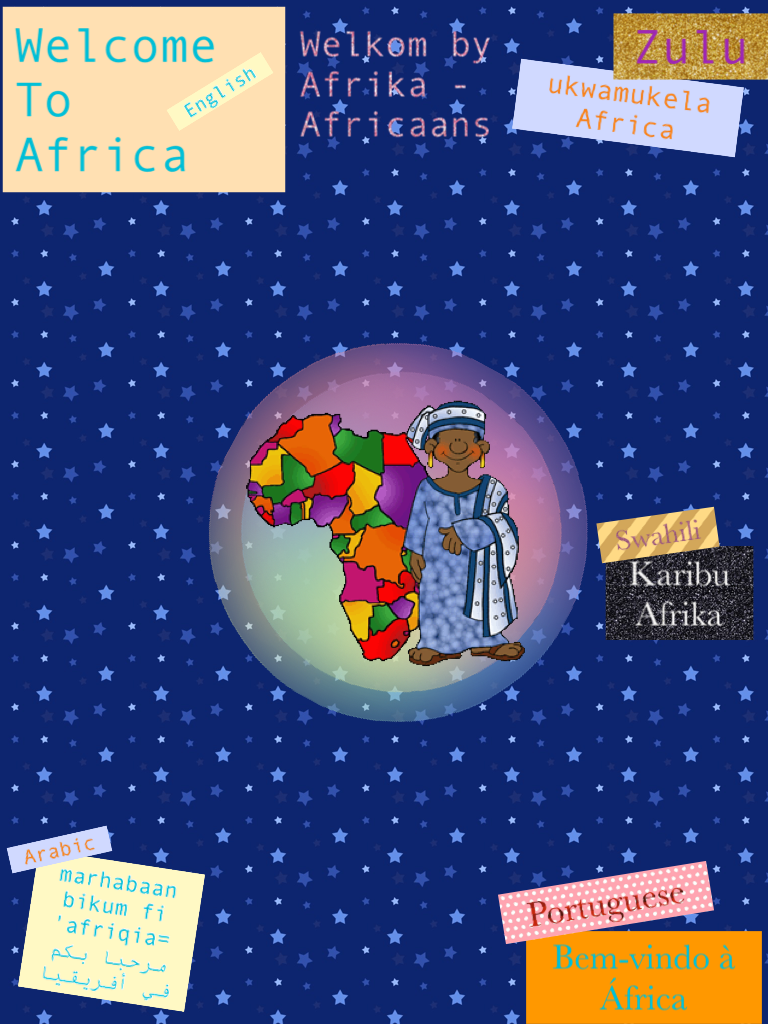 Welcome To Africa the start of a language geography project 
