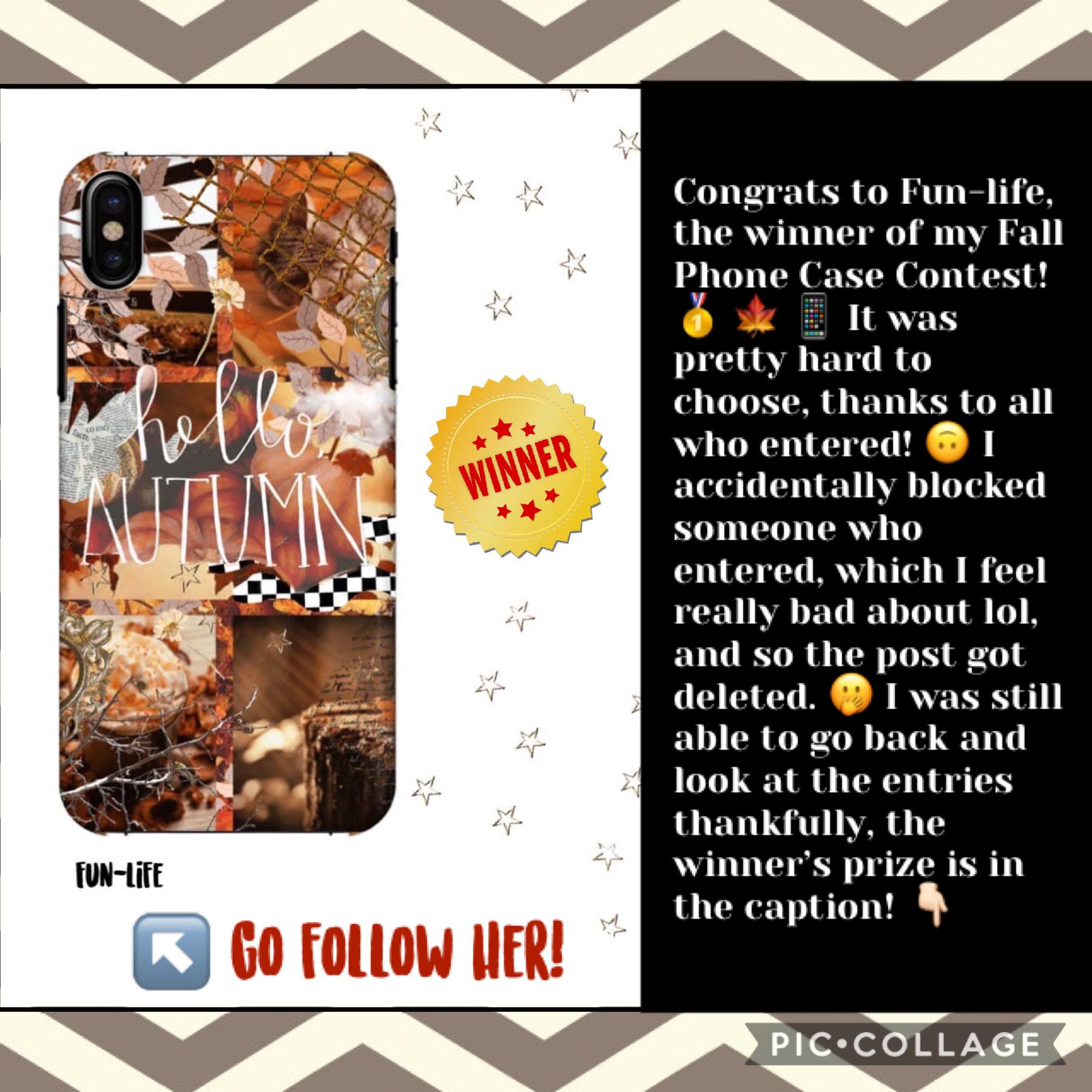 I should’ve ended it a bit sooner, but not that many ppl entered. 😅 🍂 📱 Congrats Fun-life! 👏🏻 This is your shoutout, I’ll remix your png pack after this, and I’ll spam you with my other account soon! 🏆 It’s finally the weekend. 😫 I’m still busy tho. 😕 