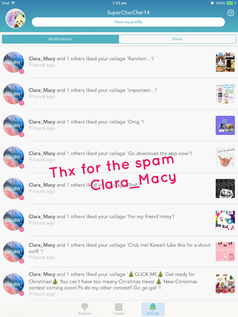 Thx for the spam Clara_Macy! 