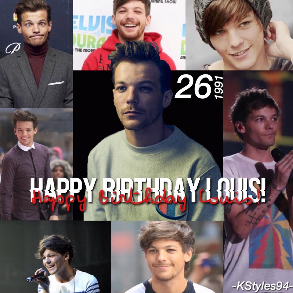🖤CLICK HERE🖤
HAPPY BIRTHDAY LOUIS!! I can't believe that he's already turning 26. Guess he's not our little Louis anymore😭. All the love, K💕